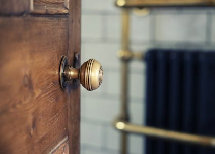 An image of a door knob
