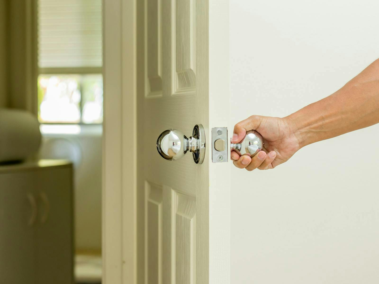 An image of a door knob