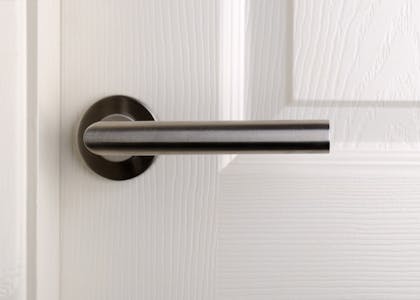 An image of a door handle
