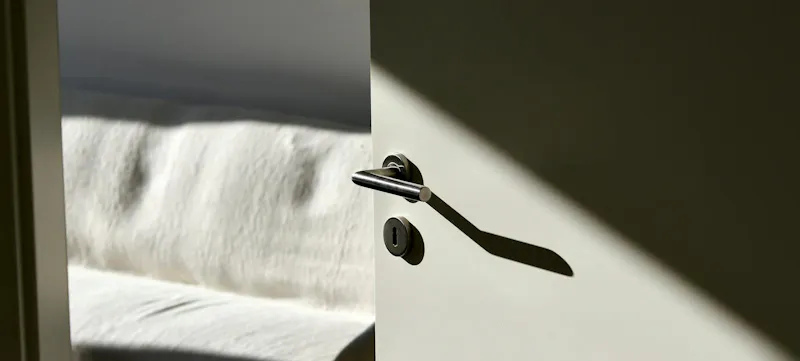 An image of a door handle