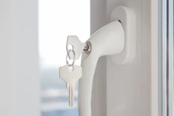 An image of a upvc door handle