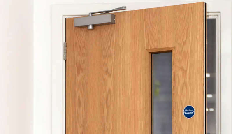 An image of a fire door