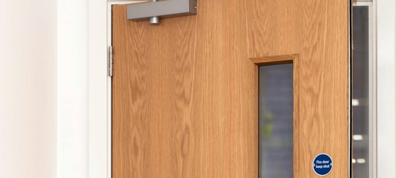 An image of a fire door