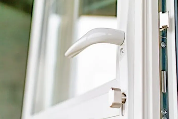 An image of a multipoint lock on a door