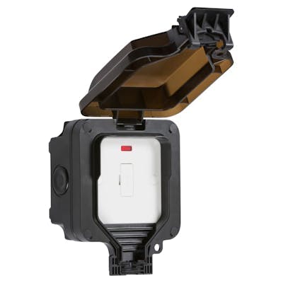 An image of an outdoor light switch