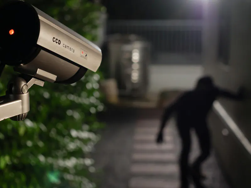 An image of an intruder