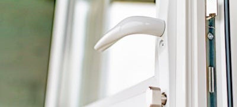 An image of a uPVC door lock