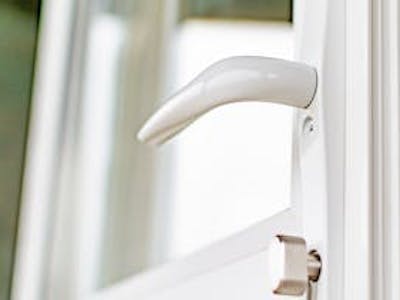 An image of a uPVC door lock