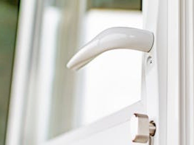 An image of a uPVC door lock