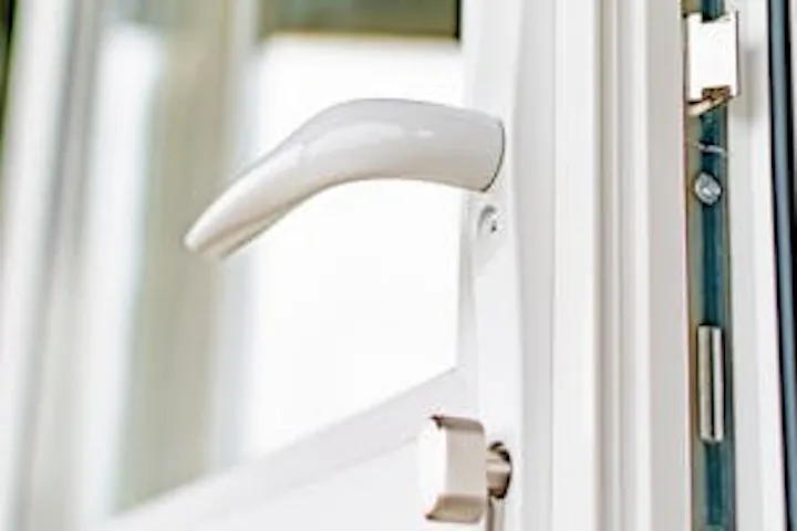 An image of a uPVC door lock