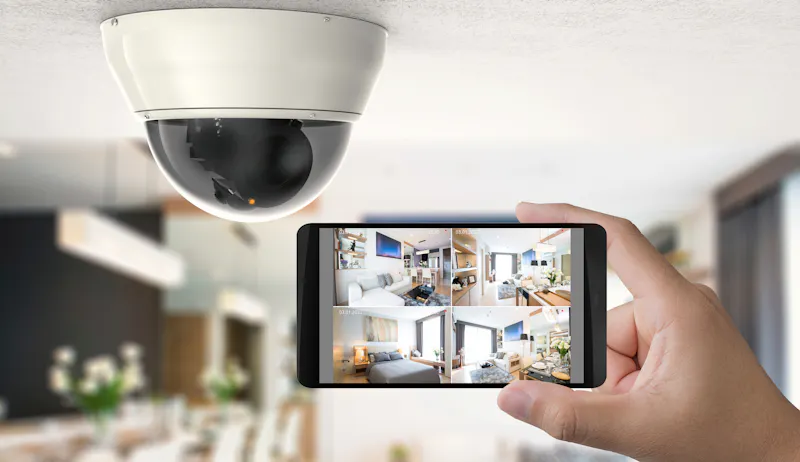 An image of a home security system