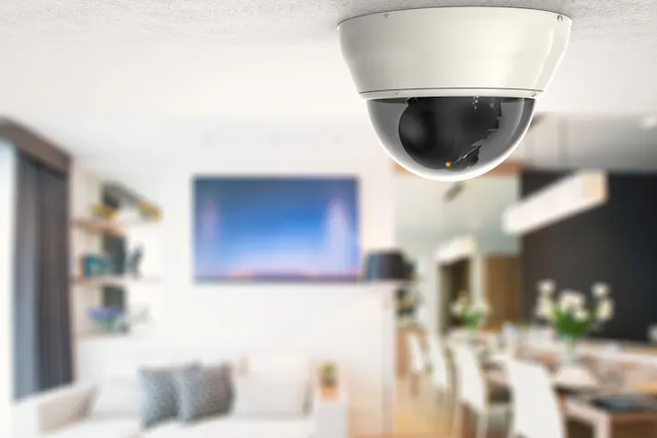 An image of a home security system
