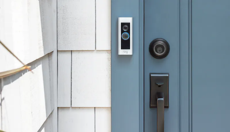 An image of a secure front door