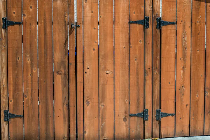 An image of a wooden gate