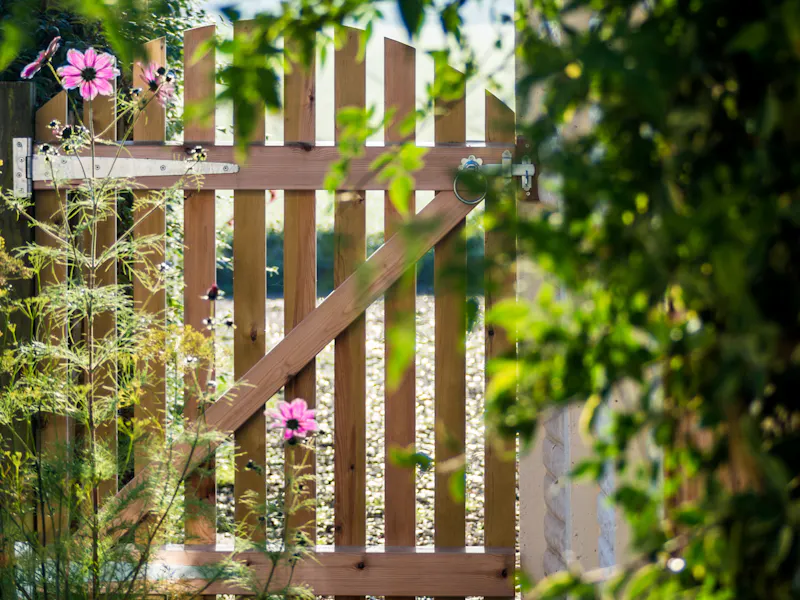 An image of a garden gate