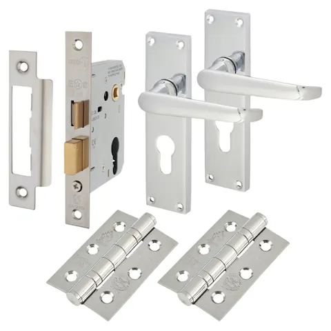 An image of a euro lock door handle pack