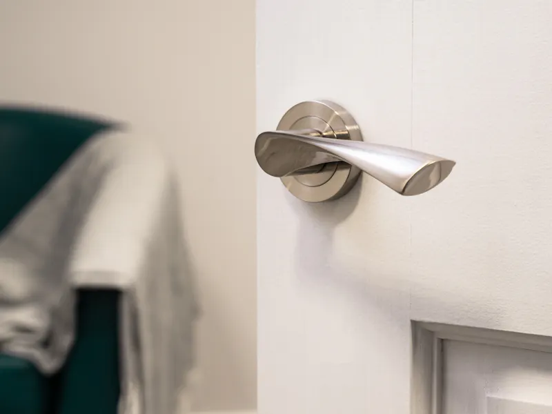 An image of a door handle