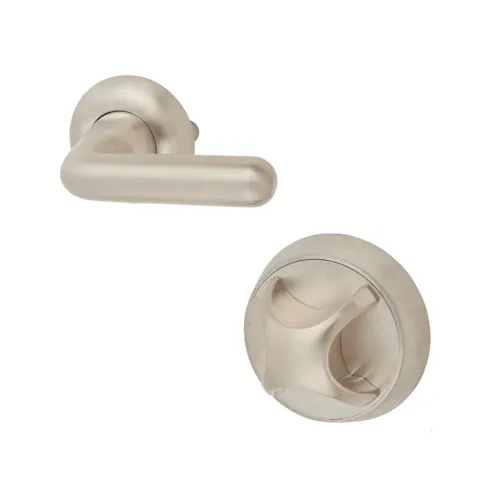 An image of an anti-ligature door handle and knob