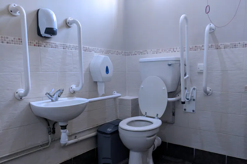 An image of an accessible bathroom