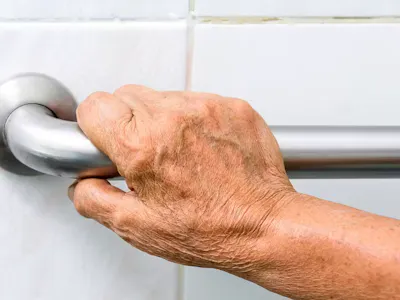 An image of a grab rail