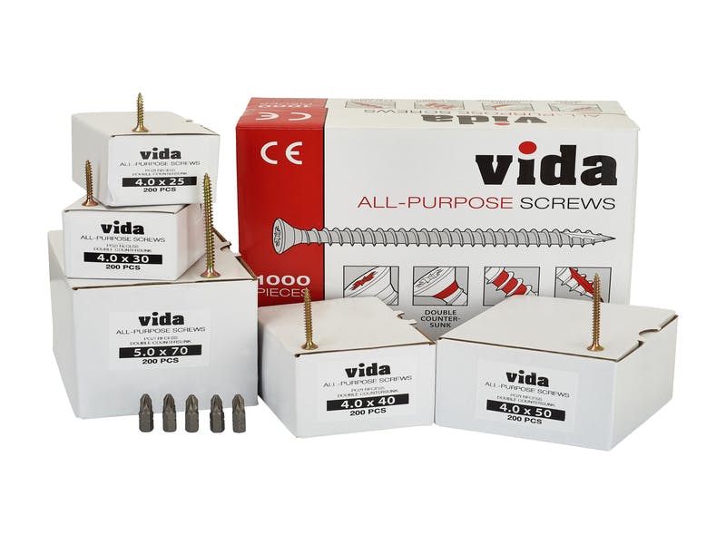 Vida Trade Pack Screws