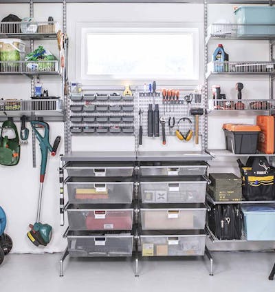 An image of garage storage