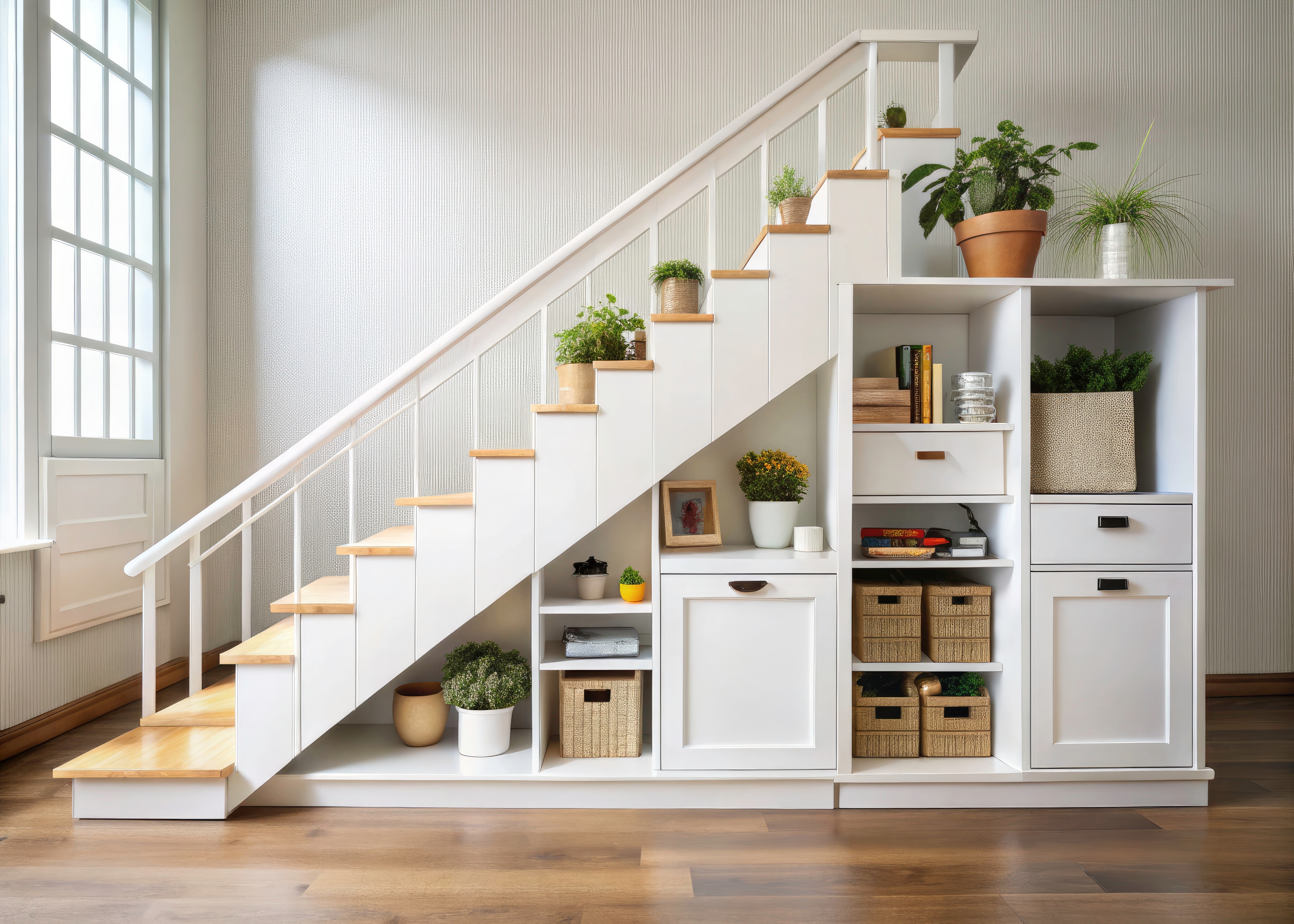 An image of under-stair storage