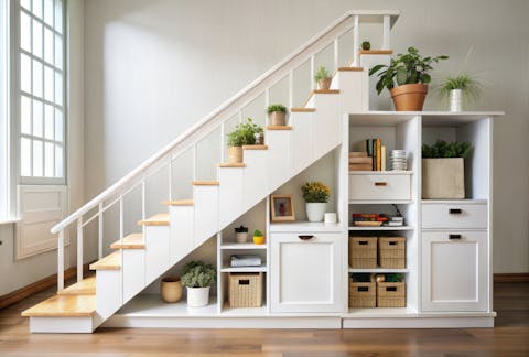 An image of under-stair storage