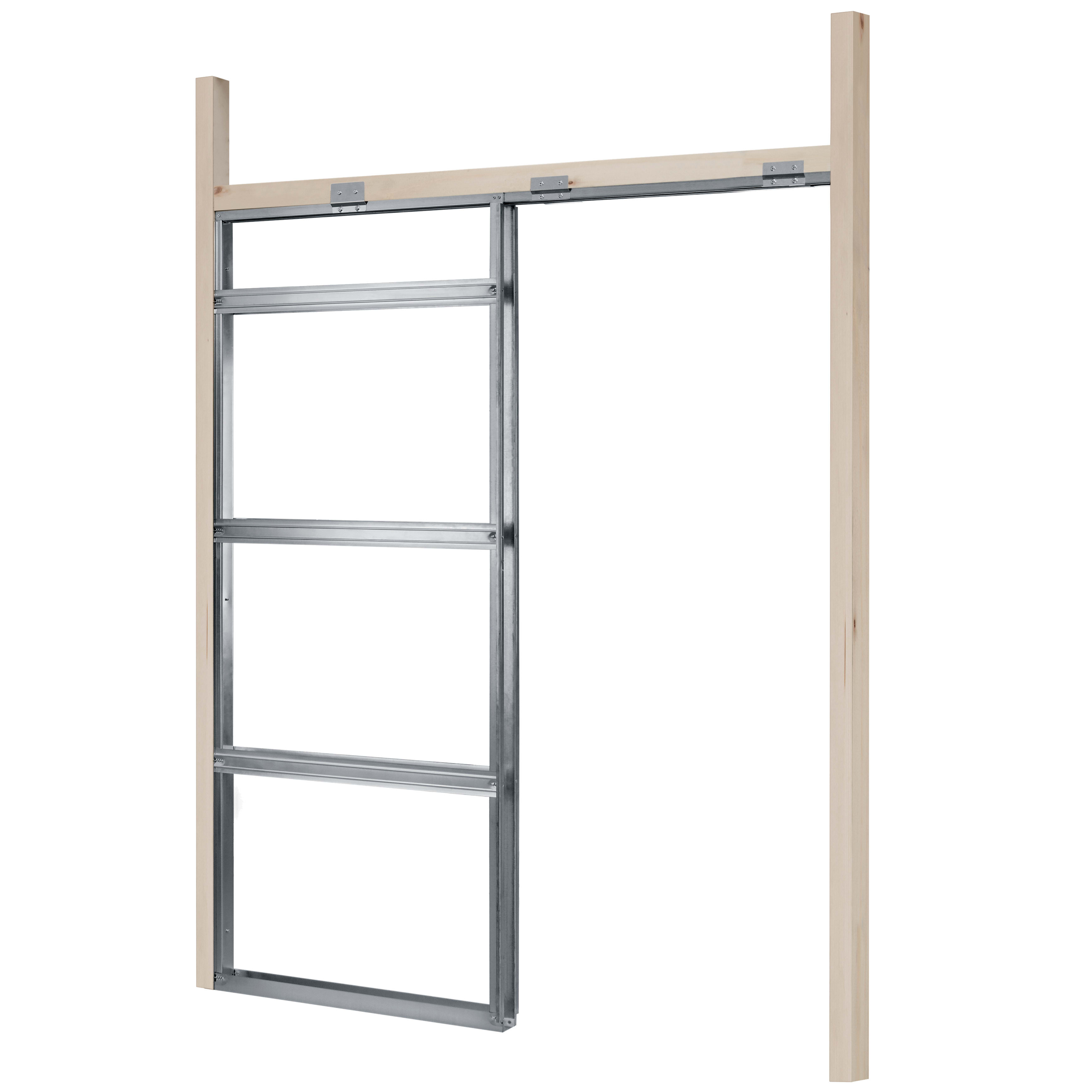 An image of a pocket door frame