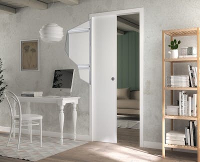 An image of a pocket door