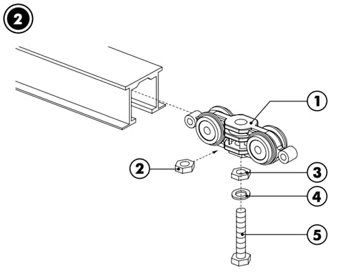 A door-sliding mechanism 