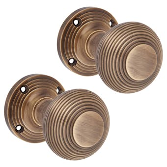An image of door knobs