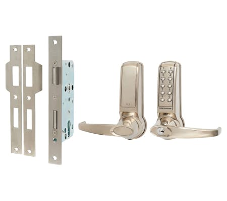 An image of a key-operated multipoint lock