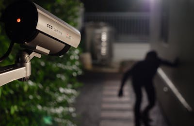 An image of an intruder