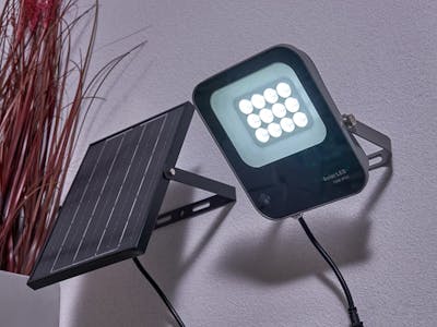 An image of a security floodlight