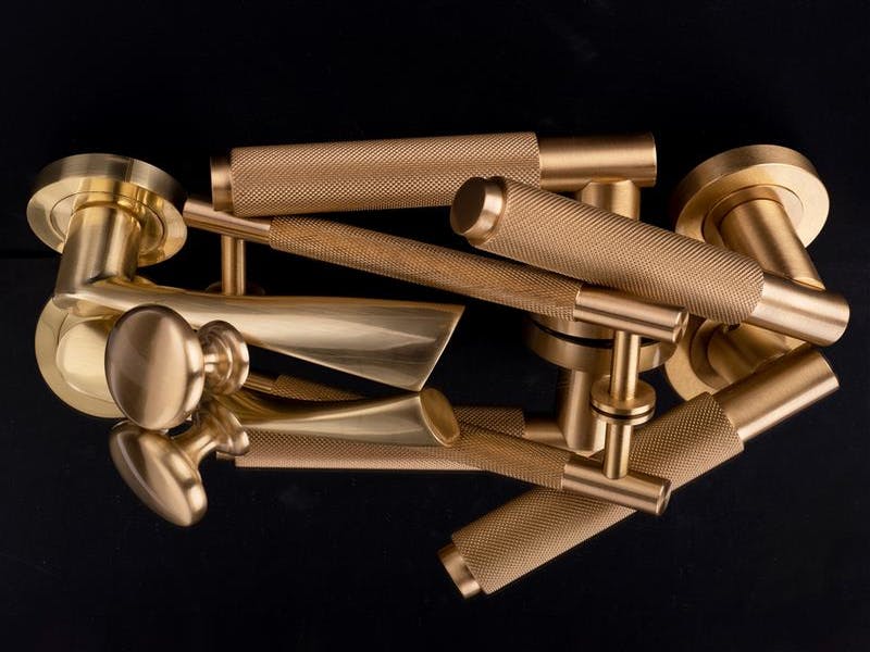 Satin Brass Hardware