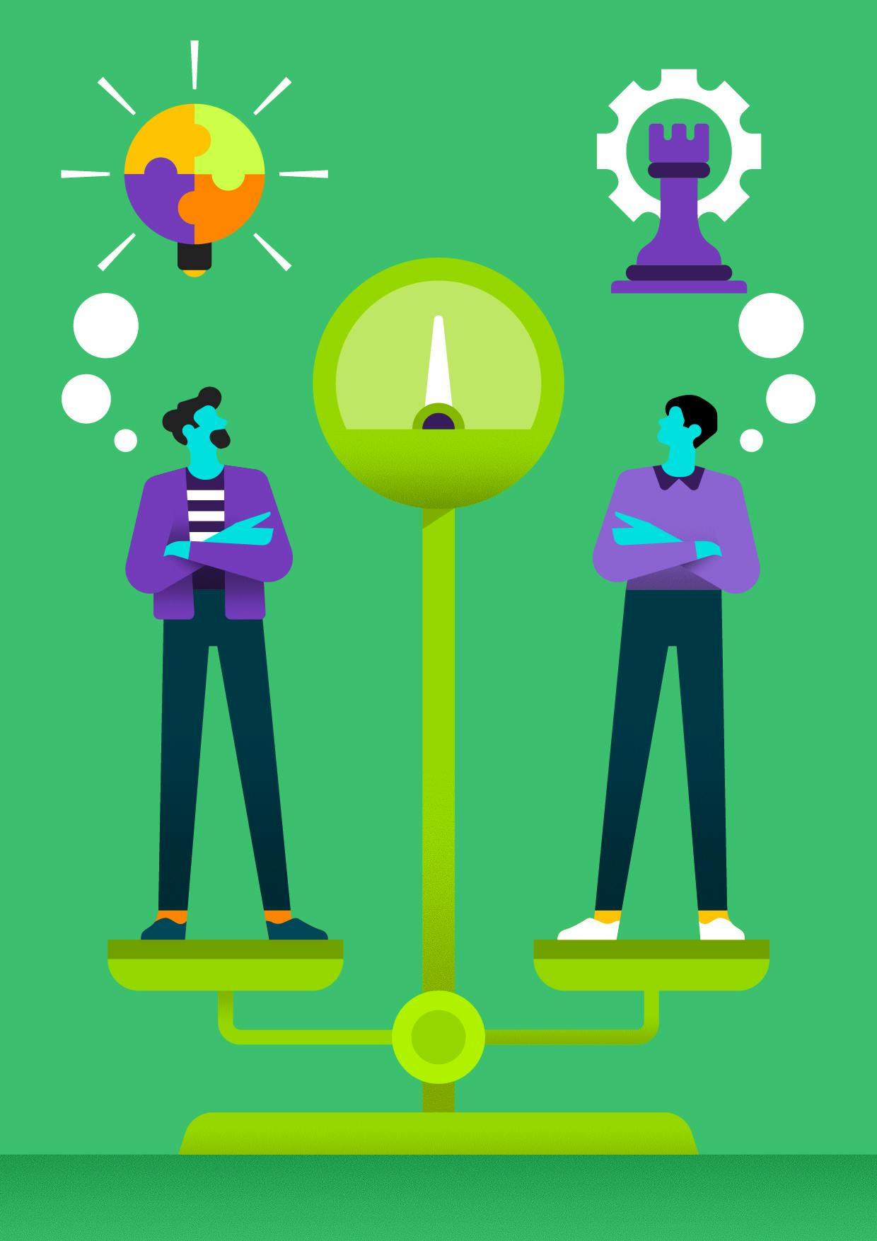 Balancing Logic & Strategy