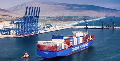 Perú conecta su puerto de Chancay con China a través de nueva ruta marítima