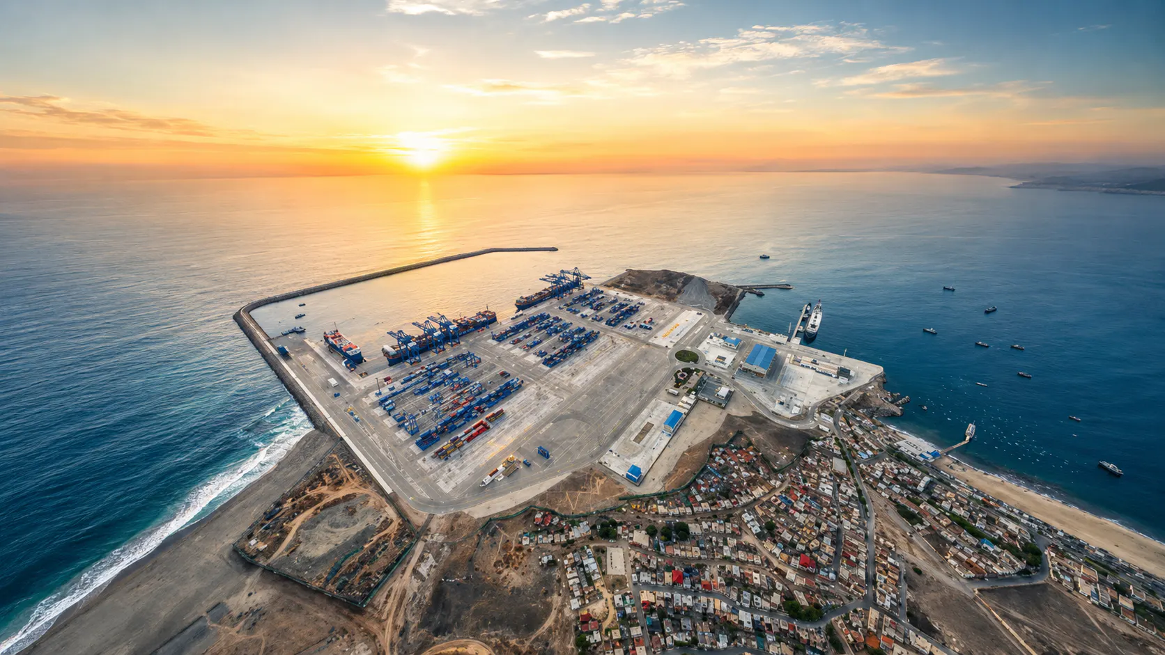 Puerto de Chancay - terminal portuario operado por Cosco Shipping Ports