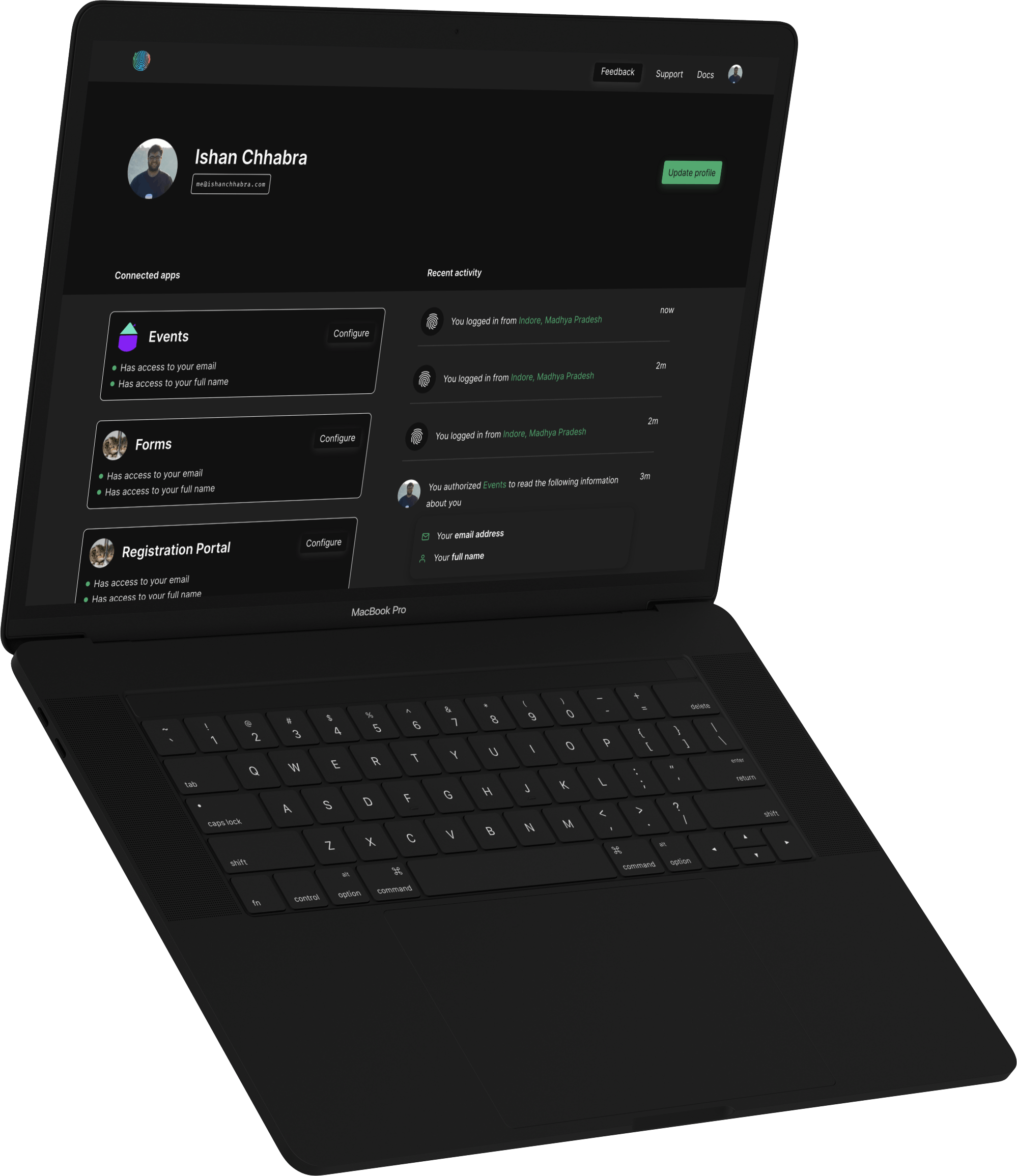 Identity Dashboard