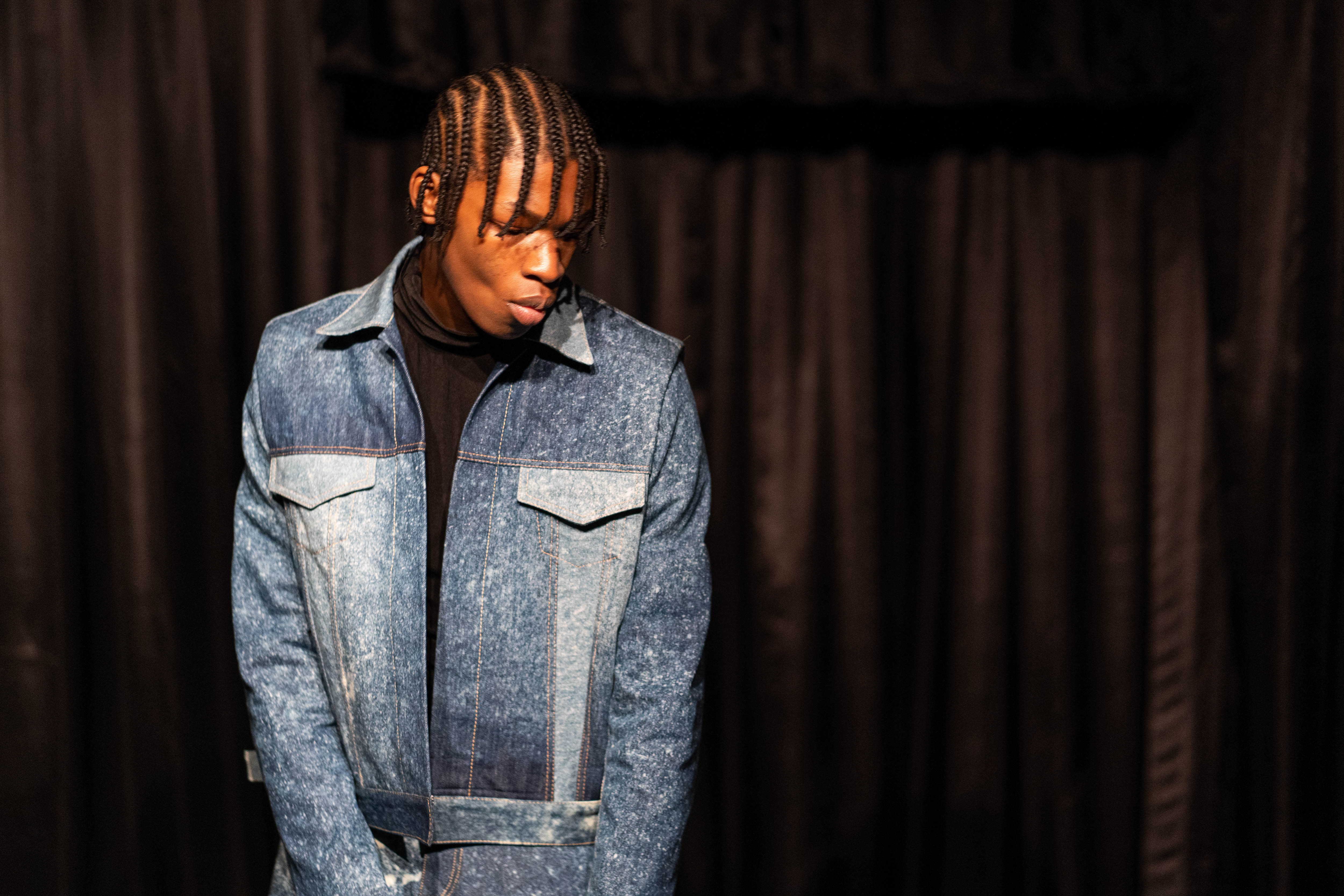 Calvin klein asap rocky hotsell denim jacket