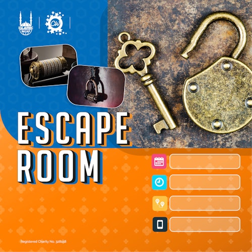 Escape Room Template Poster