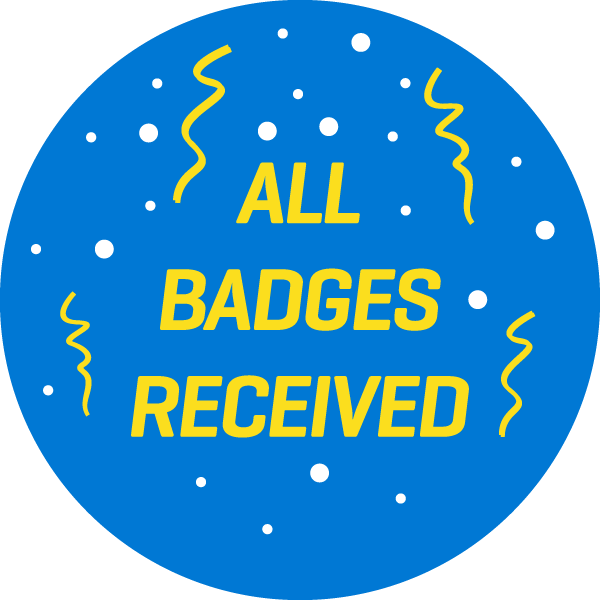 All badges received!