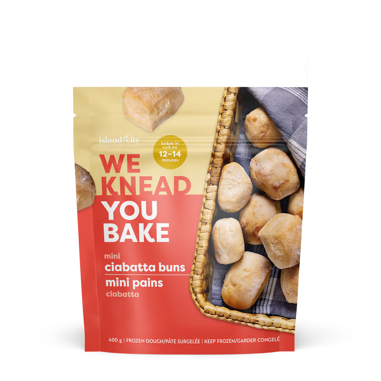 Frozen mini ciabatta buns