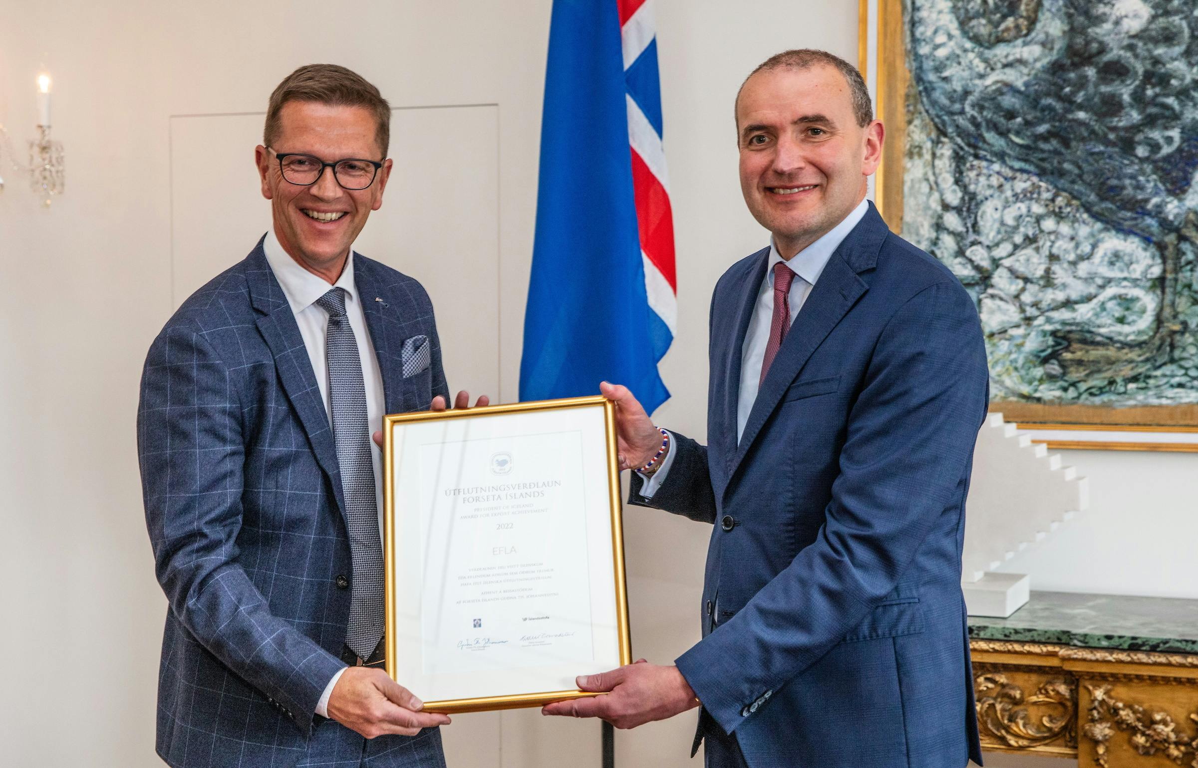 President of Iceland Export Award