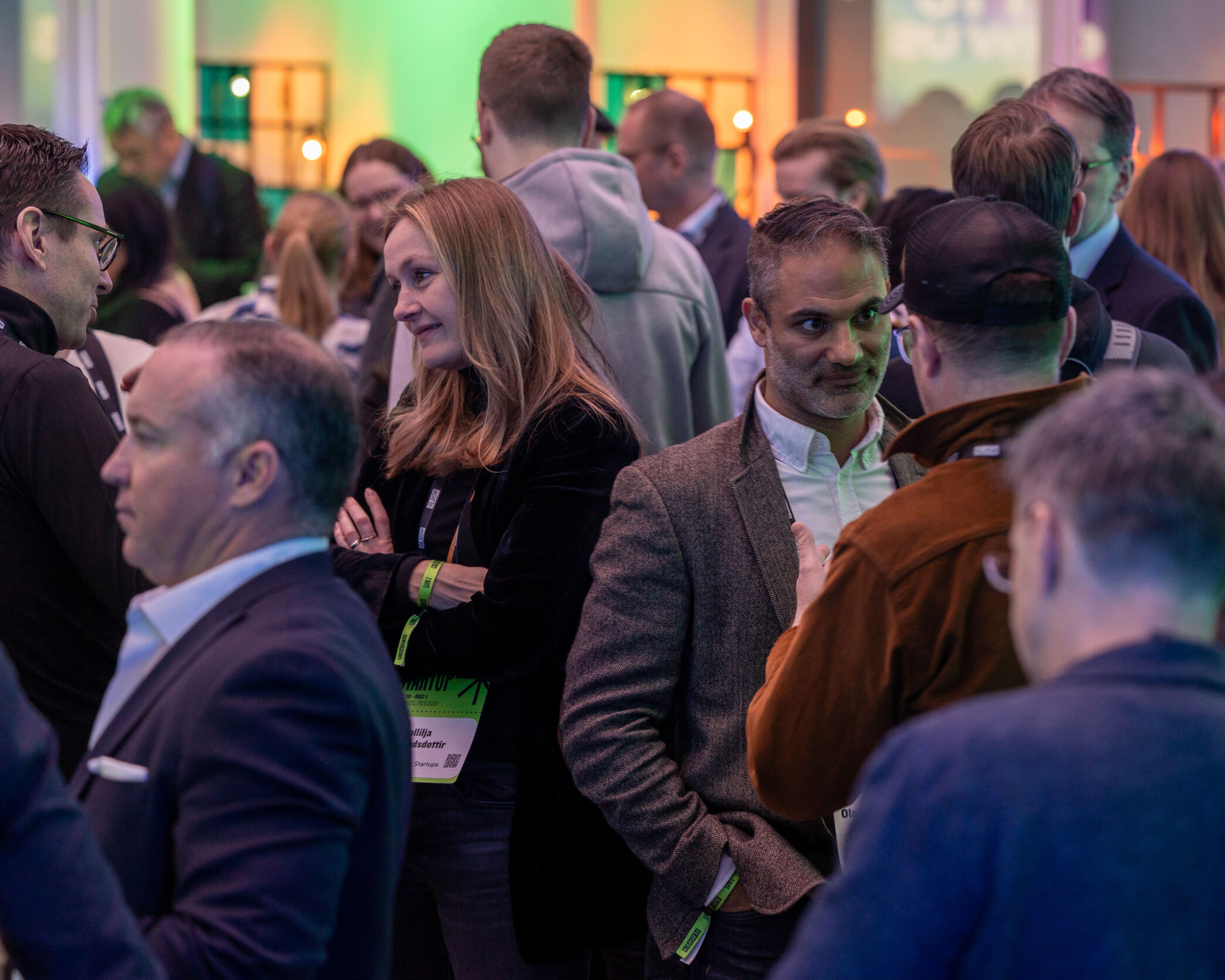 Boðsgestir í móttöku Íslands á Slush 2023