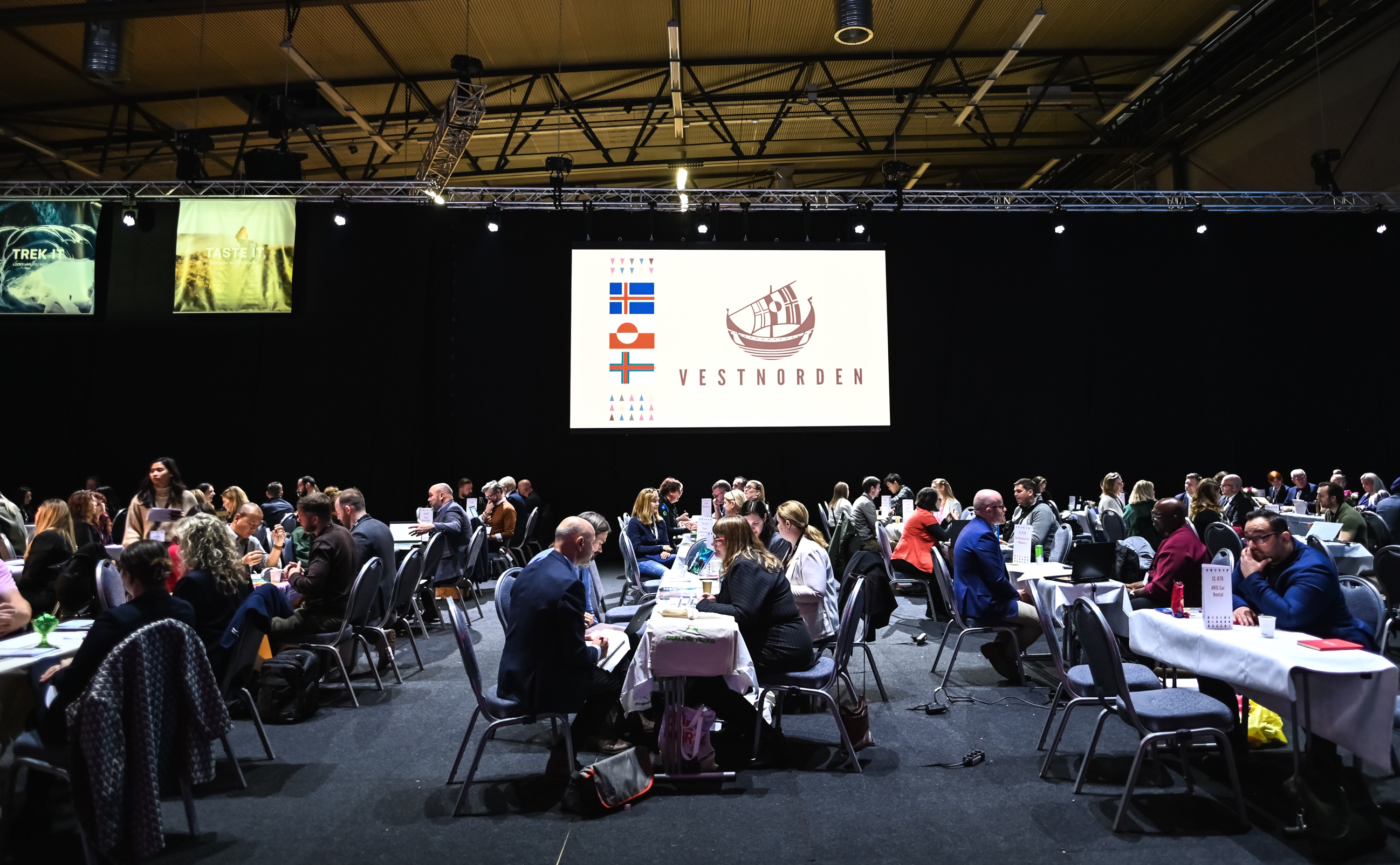 Þátttakendur Vestnorden ferðakaupstefnunnar funda í Laugardalshöll