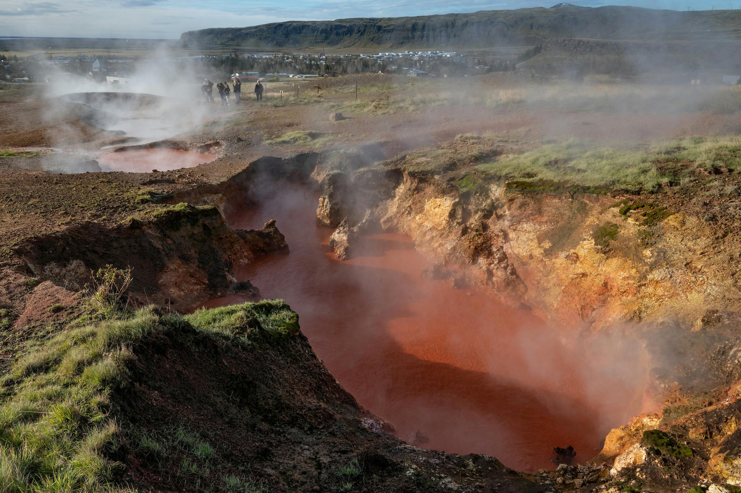 Geothermal zone in Iceland