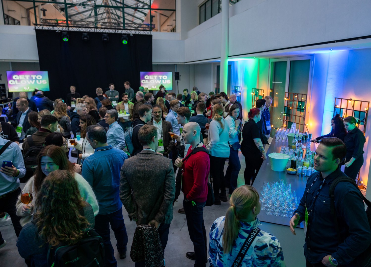 Boðsgestir í móttöku Íslands á Slush 2023