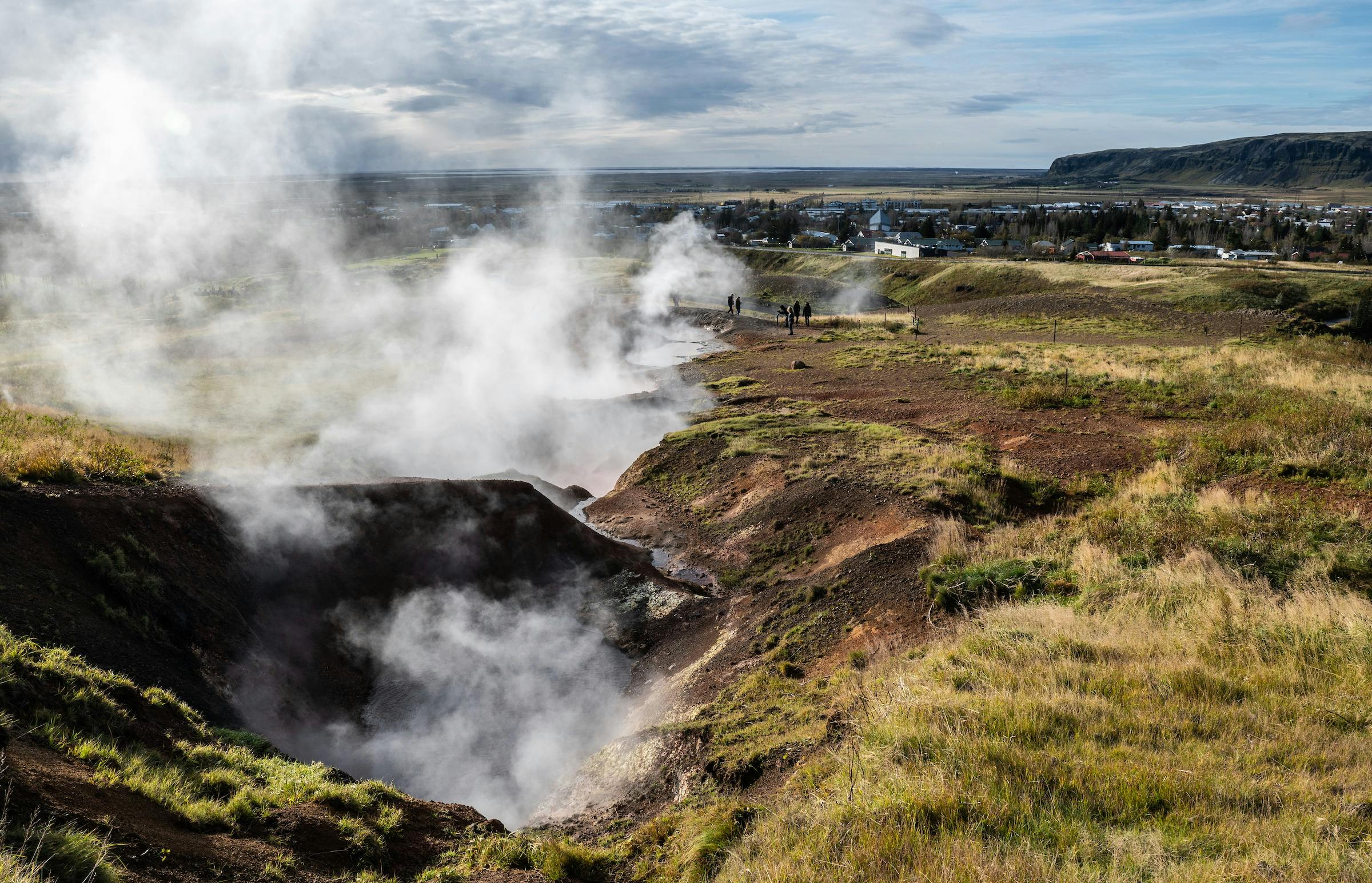 Geothermal zone in Iceland